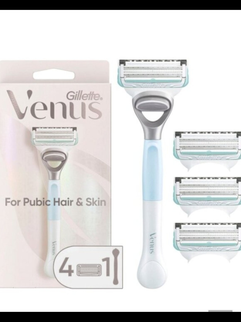 Pink Skin Smoothing Exfoliant & Razor Set - Picture 2 of 3